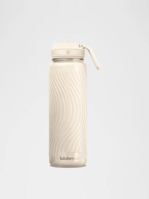 lululemon Back to Life Sport Bottle 24oz Straw Lid *Wave