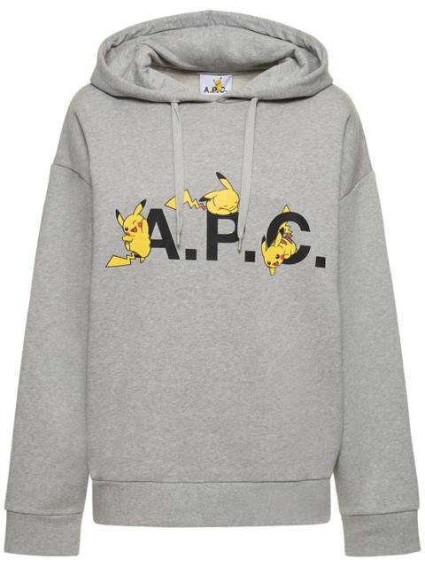 A.P.C. x Pokémon organic cotton hoodie
