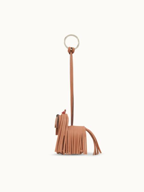 Tod's KEY HOLDER IN LEATHER - BROWN