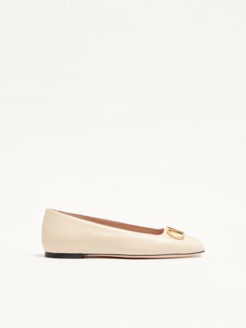 Valentino VLOGO SIGNATURE BALLERINA IN NAPPA