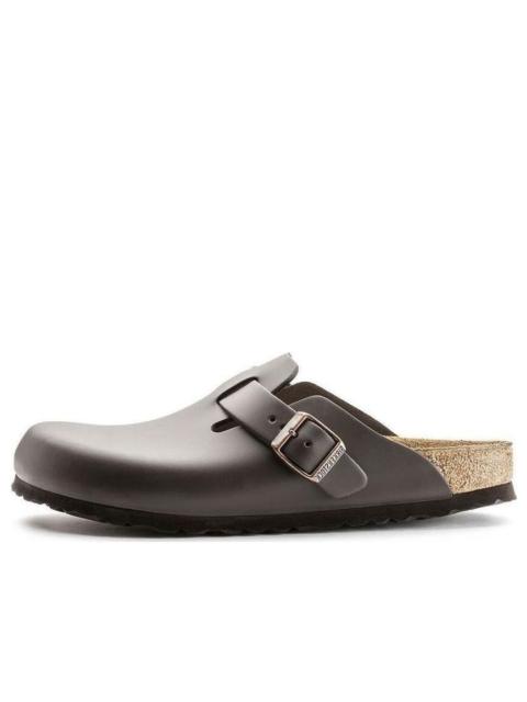 BIRKENSTOCK Birkenstock Boston Leather 'Dark Brown' 0060101