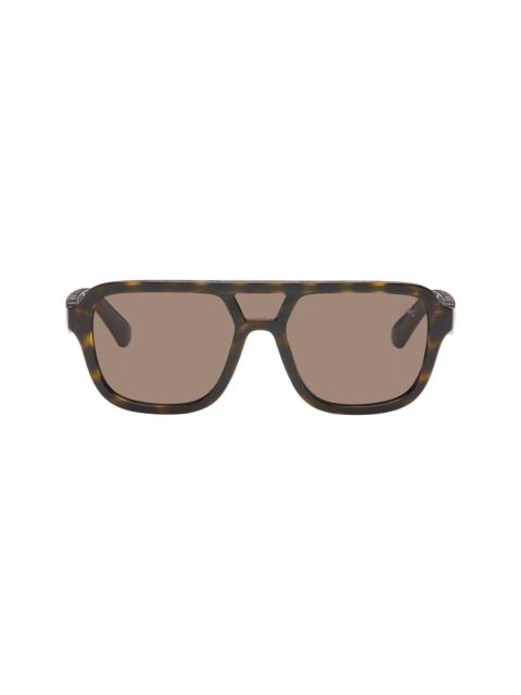 Burberry Brown Aviator Sunglasses
