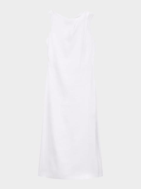 Theory Asymmetric Draped Midi Dress