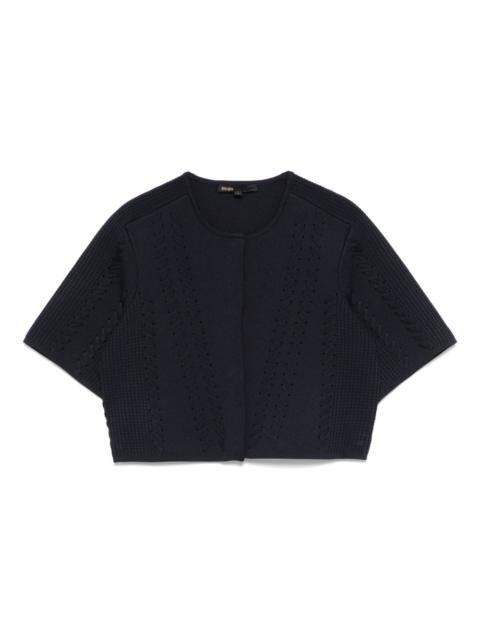 maje cropped cardigan