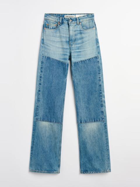Our Legacy Boot Cut Patched Saddle Repair Wash