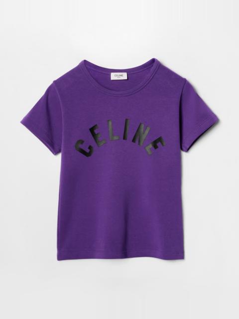 CELINE t-shirt IN ribbed cotton jersey