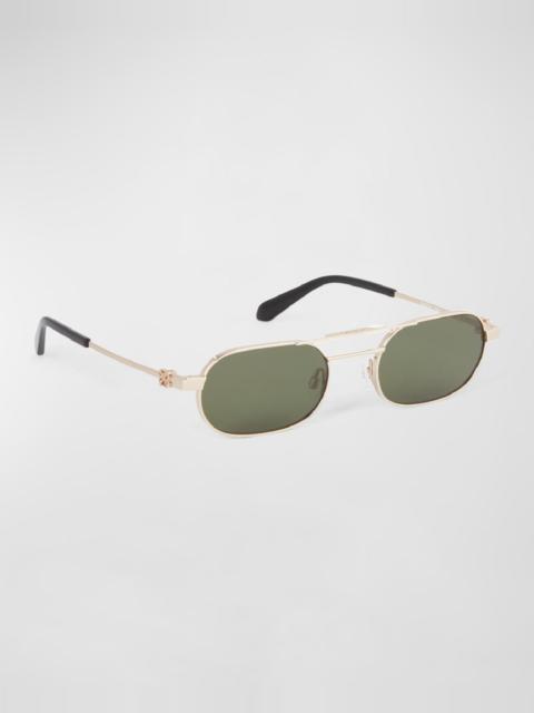 Off-White Men's Vaiden Metal Oval Sunglasses