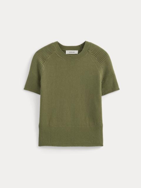 EVERLANE SHORT-SLEEVE CREW IN EVERYDAY COTTON