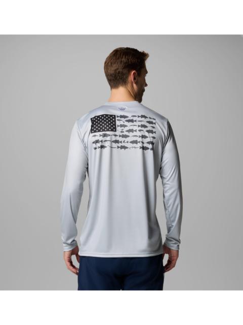 Columbia Men's Terminal Tackle PFG Fish Flag Long Sleeve Shirt