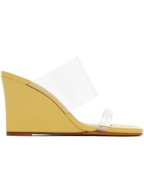 MARYAM NASSIR ZADEH Yellow Olympia Wedge Heeled Sandals
