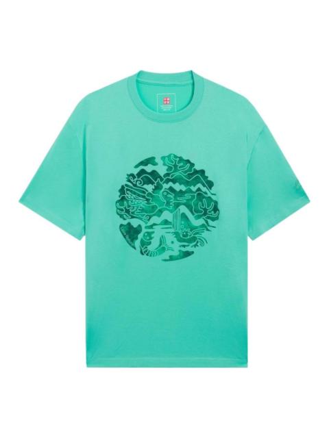 Li-Ning Love Nature Graphic T-shirt 'Mint Green' AHSS167-1