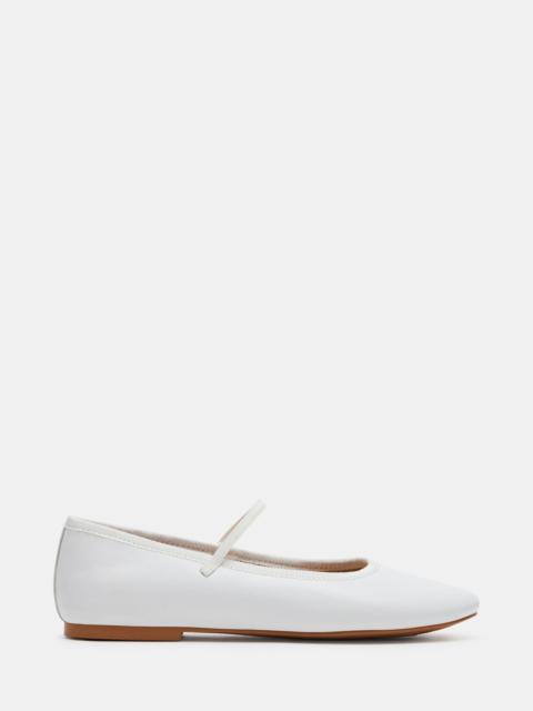 STEVE MADDEN BOUQUET WHITE LEATHER