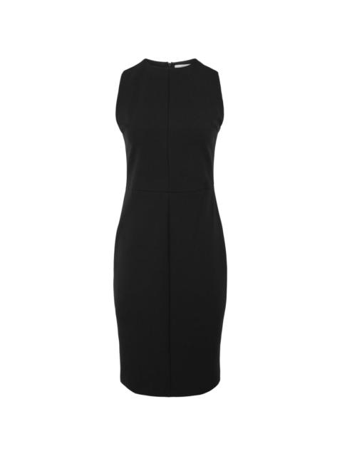 seamed front sheath dress