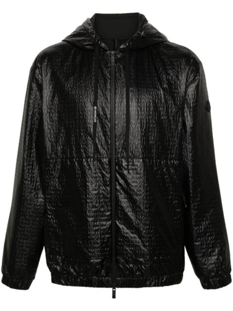 Moncler logo-embossed hooded jacket