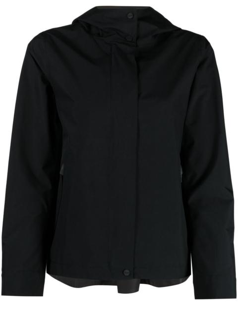Herno zip-fastening hooded jacket