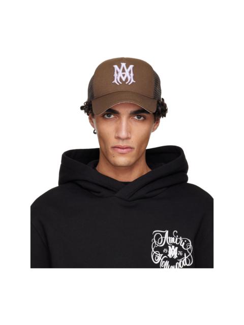AMIRI Brown MA Trucker Cap