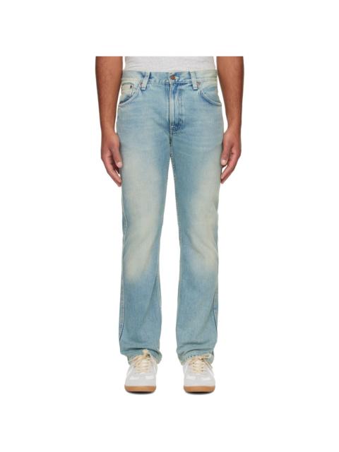 Nudie Jeans Blue Slim Jim Jeans