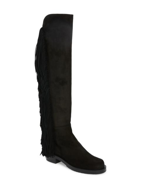 5050 Bold Fringe Over the Knee Boot