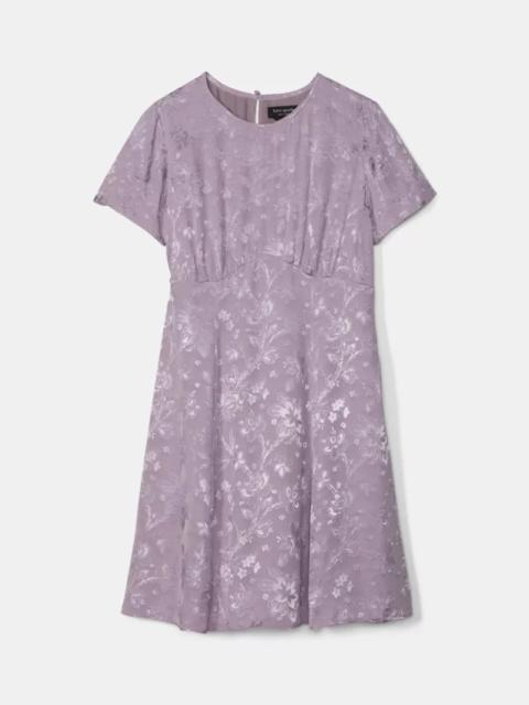 kate spade Fluid Jacquard Empire Waisted Mini Dress