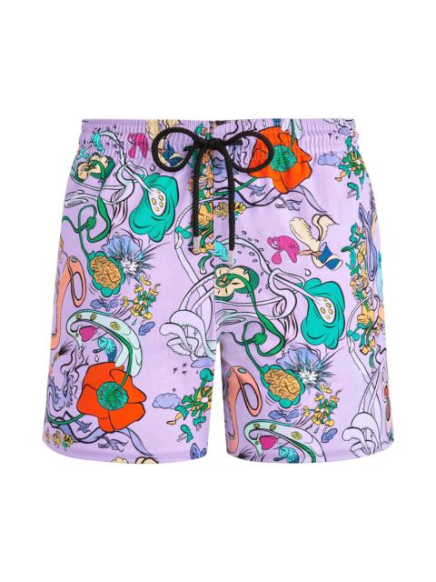 Vilebrequin Men's Opimogourou Graphic Swim Trunks - Lilac