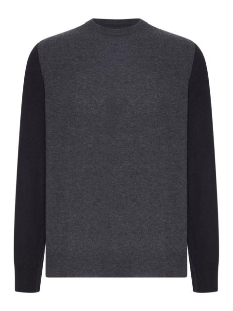 Maison Margiela Maison Margiela Men Color-Block Crew-Neck Sweater