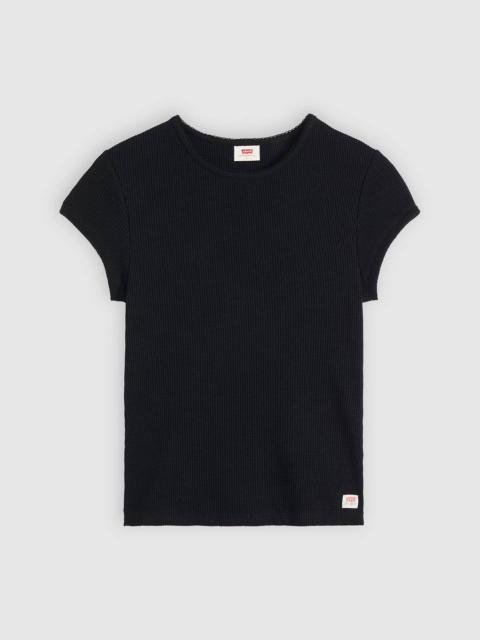 Levi's DRY GOODS WAFFLE CAP-SLEEVE TEE