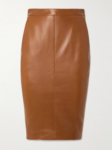 SAINT LAURENT Leather Skirt