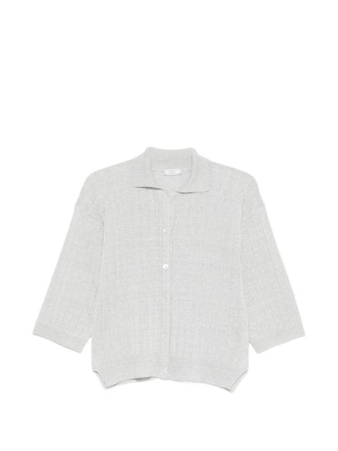 PESERICO ribbed-knit cardigan