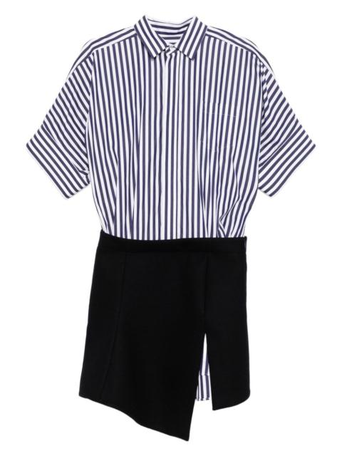 sacai asymmetric-hem dress