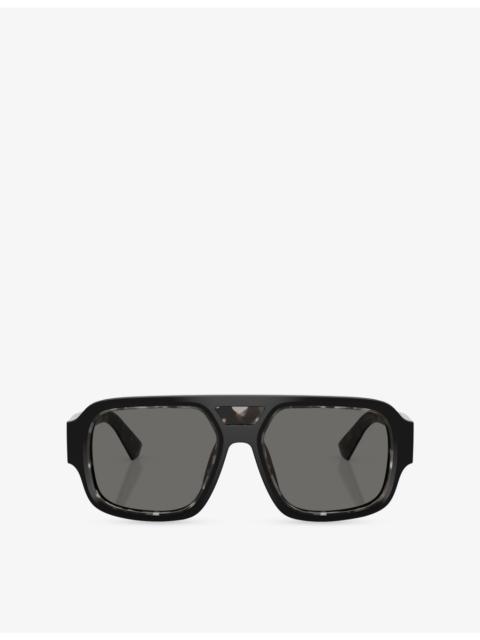 Dolce & Gabbana DG4516 Square-Frame Acetate Sunglasses
