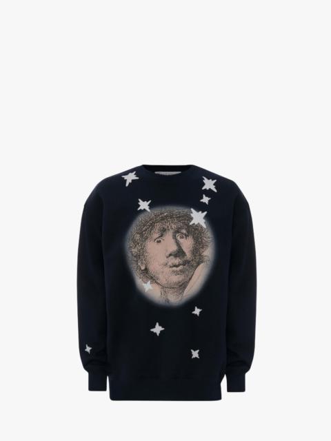 JW Anderson REMBRANDT VIGNETTE SWEATSHIRT