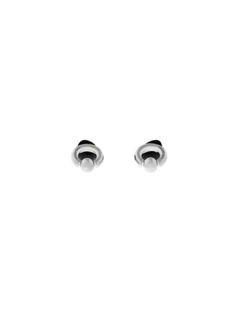 BALENCIAGA Berlin Ball Ear Jewels  in Silver