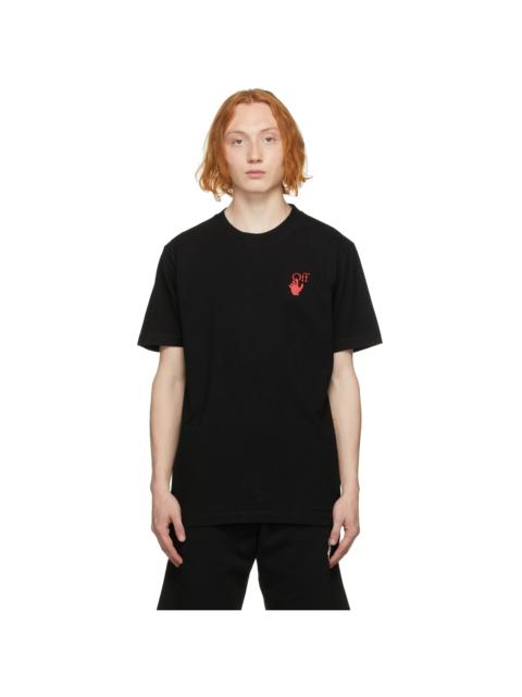 Off-White Black & Red Starred Arrow T-Shirt