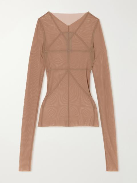 Rick Owens Stretch-tulle T-shirt