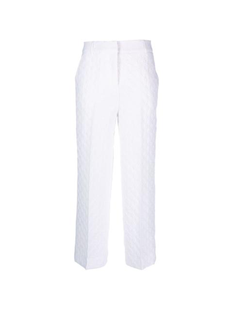 CECILIE BAHNSEN Jaylee cropped straight-leg trousers