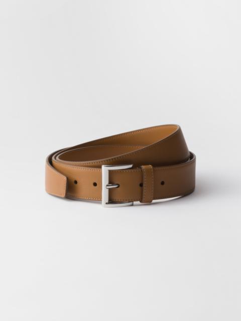 Leather belt