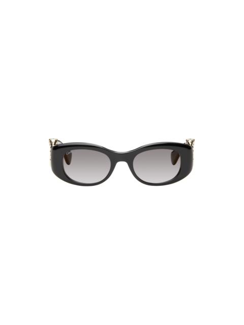 Black 'Panthère de Cartier' CT0472S Sunglasses