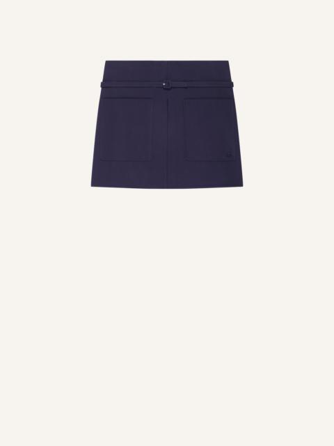 courrèges 2-POCKET COTTON SKIRT