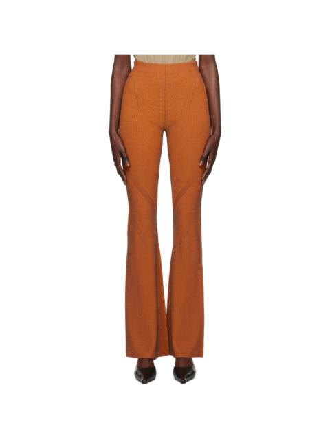 Dion Lee Orange Angled Trousers