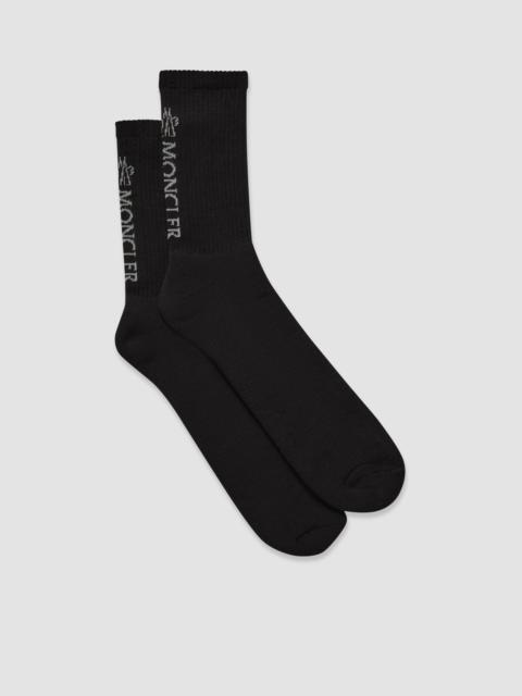 Moncler Cotton Logo Socks