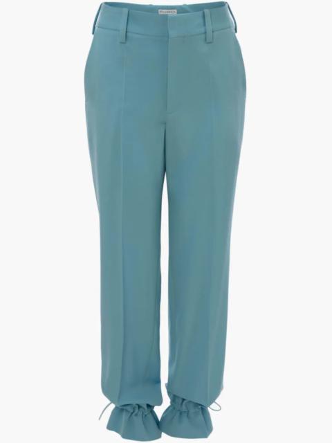 JW Anderson CUFFED HEM STRAIGHT LEG TROUSERS