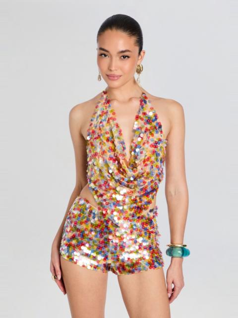 RETROFÊTE MISTRAL SEQUIN TOP