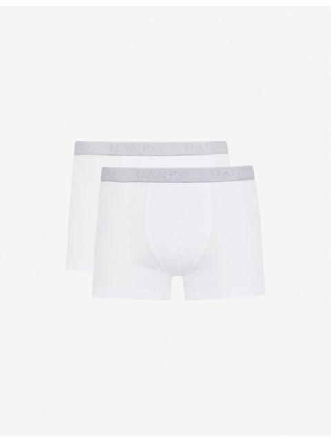HANRO Pack of two Cotton Essentials stretch-cotton trunks