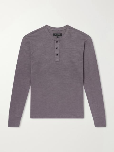 rag & bone Cotton-Jersey Henley T-Shirt