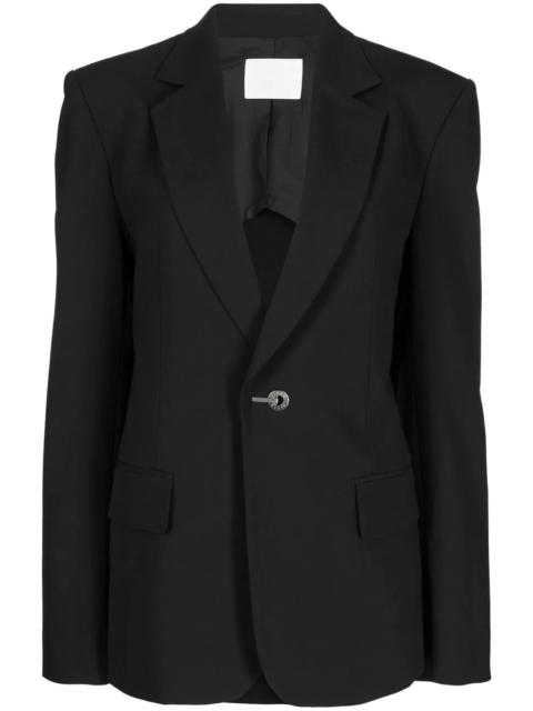 Dion Lee belted single-breasted blazer