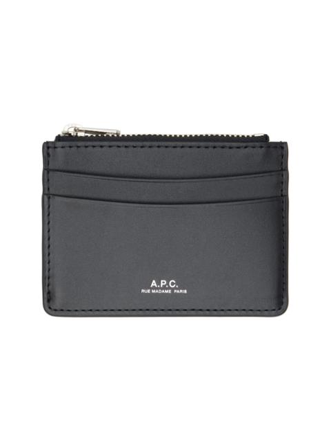 A.P.C. Black Paris Card Holder