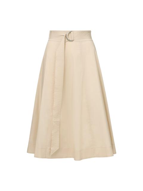 VERONICA BEARD FACIA A-LINE MIDI SKIRT
