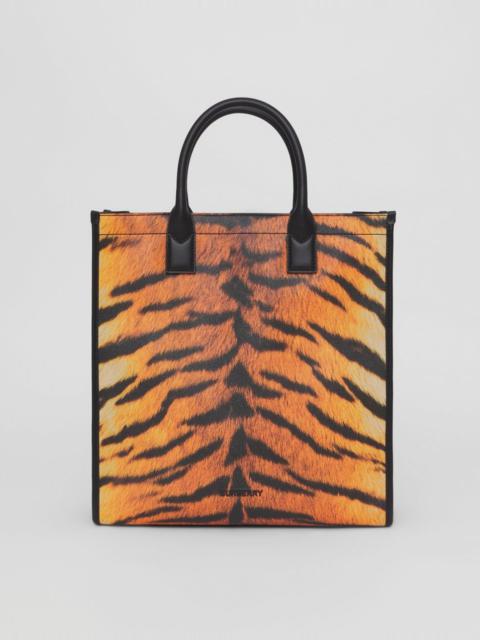 Burberry Tiger Print Tote