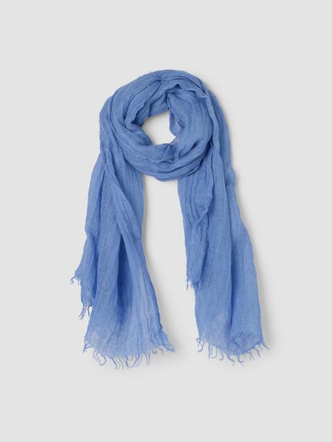 EILEEN FISHER Textured Linen Blend Scarf