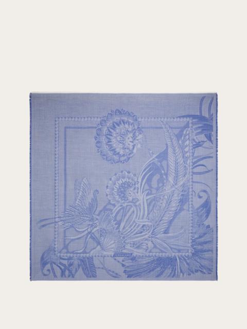 FERRAGAMO Silk and cashmere stole
